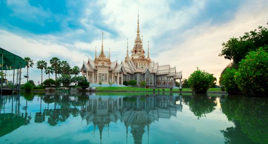 Tailandas - auksinio Budos bambukiniai laiveliai | Pažintinė kelionė lėktuvu